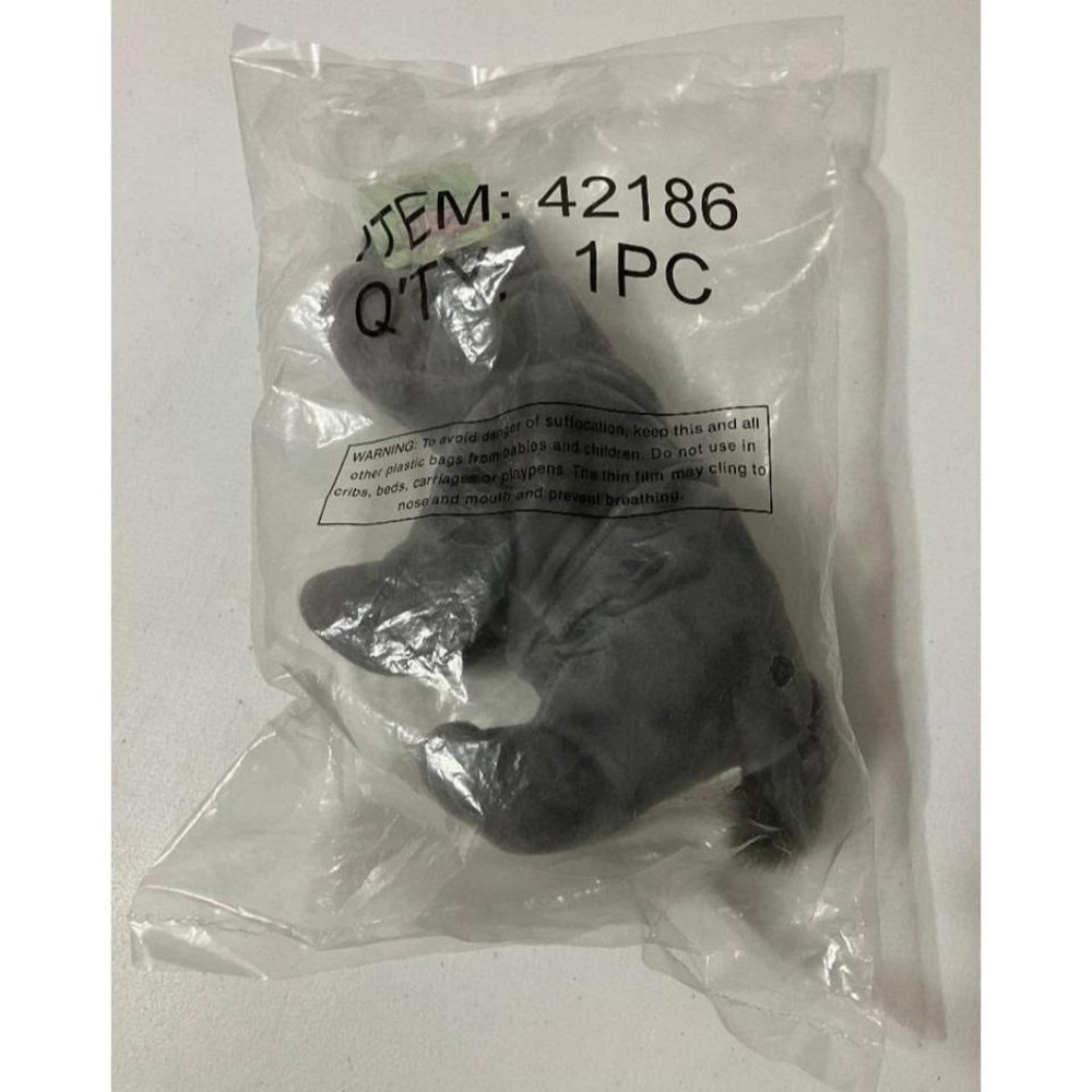 NEW Gund WWF Grey Rhino Stuffed Animal Plush Toy Sealed Original Packaging - Picture 2 of 8
